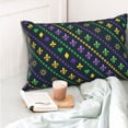 thumbnail image 6 of Vsdgher Mardi Gras Strings of Beads Print Pillow Cases -Iconic Collection Pillowcases -Extra Soft, Not easy to deform,not pilling Export quality, 6 of 8