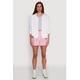 thumbnail image 2 of Womens Pull On Plaid Shorts, 2 of 5