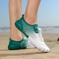 thumbnail image 6 of Summer Womens Breathable on Sneakers Non Walking Work Shoes Lightweight Quick Dry Casual Footwear Green 38, 6 of 7