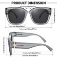 thumbnail image 3 of Gafas de Sol Polarizadas URUMQI para Mujer con Protección UV400 para Uso sobre Anteojos, 3 of 7