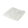 thumbnail image 3 of Beautiful by Drew Barrymore Textured Washcloth, Soft 100% Cotton, Off White, 3 of 8