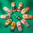 thumbnail image 4 of LNMQLPDBS Toddler Girl Slippers Cartoon Dinosaur Letters Pattern House Slippers for Toddler Soft Sole Open Toe Comfort Indoor Home Slippers for Girls and Boys Little Kids Sandals A 4-4.5 Years, 4 of 4