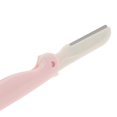 thumbnail image 3 of 1 Pc Folding Type Eyebrow Trimmer for Bathroom Travel Hotel Toilet Bedroom Pink ABS Stainless Steel, 3 of 4