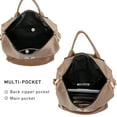 thumbnail image 4 of MKP Women Nylon Water Resistant Backpack Purse Convertible Large Ladies Designer Rucksack Travel Shoulder Bags Handbag Wristlet, 4 of 9