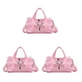 thumbnail image 3 of relayinert Tonneaux Sac à Dos Tendance et Résistant aux Rayures Articles Sûrs Durables Vêtements Chaussures Robe Sac à Main Rose long Fil 3Ensemble, 3 of 6