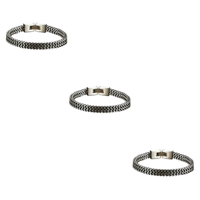 Brazalete de doble capa Jumpingount de acero de Titanio Estilo europeo americano Hombres