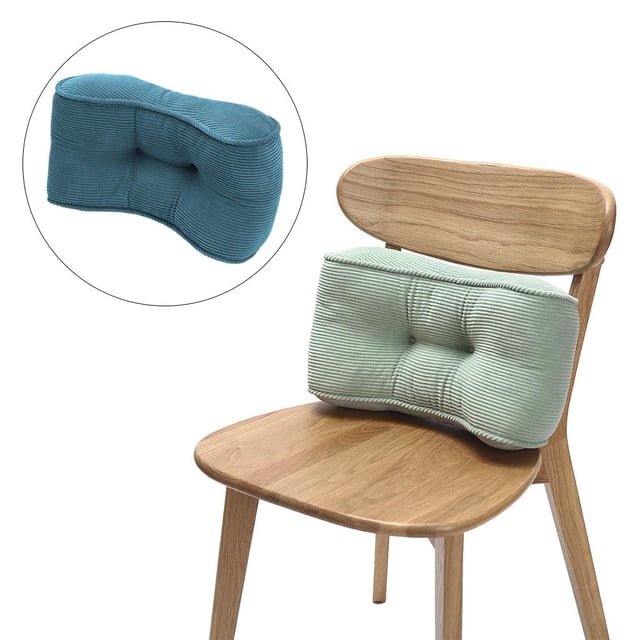 Cojines de soporte para sillas de oficina Cojines de respaldo para automóviles, computadoras, sillas de , cojines de respaldo Verde claro DYNWAVEMX almohada de apoyo lumbar