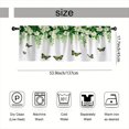 thumbnail image 3 of SPXUBZ Green Vine Butterfly Window Valance Kitchen Curtain Valance Rod Pocket Home Decor, 3 of 5