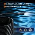 thumbnail image 4 of Endoscope Camera with Light, 1080P HD Borescope with 8 Adjustable Lights, 4.3" Endoscope with 16.4 ft Semi-Rigid Snake Camera, IP67 Waterproof Boresc, 4 of 8