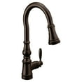 thumbnail image 5 of Moen S73004ev Weymouth Smart Faucet 1.5 GPM Single Hole Pull Down Kitchen Faucet - Black, 5 of 7