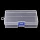 thumbnail image 2 of 5x Almacenamiento de Plástico con Tapa Recipiente de Colección Caja Rectangular - , 14x8.8x3.5cm, 2 of 9