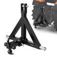 thumbnail image 1 of VEVOR 3 Point 2" Trailer Hitch Receiver Tractor Drawbar Quick Hitch Adapter for Kubota, 1 of 9