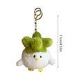 thumbnail image 3 of Garlic Bird Talking Interactive Toy Doll Keychain Pendant Ornament for Bags and Accessories, 3 of 4
