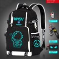 thumbnail image 2 of Mochilas escolares luminosas impermeables para niños, mochila escolar para niños, bolsa para libros primaria, 2023 xuanjing  unisex, 2 of 2