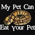 thumbnail image 3 of CafePress - My Pet Can Eat Your Pet Kids Dark T Shirt - Dark T-Shirt Kids XS-XL, 3 of 4