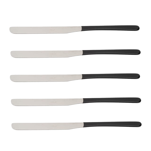 Oubit Ensemble de Spatules de Maquillage en Métal 5pcs en Acier Inoxydable Racleur de Maquillage en Acier Inoxydable Design Simplifié de Spatule de Maquillage en Acier Inoxydable