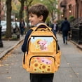 thumbnail image 6 of Jeiento Axolotl 17 Inch Kids Backpack for Girls Cute Bee Breathable School Bag with Padded Tablet Sleeve & Multi-Pockets for 9-12 Years Old Bookbag for Elementary, 6 of 8