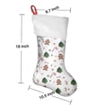 thumbnail image 5 of Christmas Stockings,White Christmas Gingerbread Man Pattern Stockings Christmas,14.8'' Xmas Stockings,Christmas Party Favors,Christmas Party Decorations,Christmas Stockings Personalized, 5 of 5