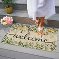 thumbnail image 5 of Spring Summer Welcome Door Mat Eucalyptus Floral Decor Doormat Non-Slip Outdoor Mats for Front Door Home Decorations 17"x30", 5 of 6