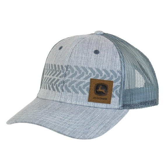 John Deere Grey Tire Treads Trucker Cap with Mesh Back  LP79655, 13080871OX