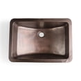 thumbnail image 2 of Monarch Abode 17095 Hand Hammered Venetian Dual Mount Bathroom Vanity Sink - 21 Inches Copper Sink - Hammered Copper Bathroom Sink - Copper Undermount Sink - Drop in Bathroom Sink, 2 of 7