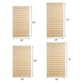 thumbnail image 2 of Persianas temporales, persianas plisadas verticales, sin perforaciones, autoadhesivas, fáciles de instalar, se adaptan a persianas enrollables para baño, cocina, sala de estar, oficina y ventana., 2 of 8