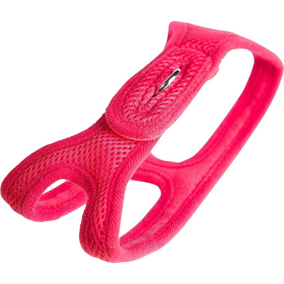 ChokeFree AS-VL-RD Velpro Mesh Pet Shoulder Harness Collar, 18", Red