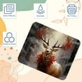 thumbnail image 3 of Elk Gaming Mousepad Square, 8.3x9.8 Inch Non-Slip Rubber Bottom Printed Mouse Mat for Office and Gaming, 3 of 6