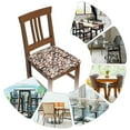 thumbnail image 7 of KLL Brown Sloth Pattern Seat Covers for Dining Room Chairs,Washable Chair Seat Chair Covers Seat Protector-Four Pieces, 7 of 7