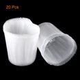 thumbnail image 3 of Uxcell 6.5'' Plastic Plant Nursery Pots Flower Starting Container, Clear 20 Pack, 3 of 6
