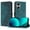 Green, variant on Wallet Case for Xiaomi Redmi Turbo 4 with Card Holder, Cash Pocket, Kickstand, Magnetic Clasp & Wrist Strap, Geometric Texture Folio Cover Black