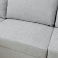 thumbnail image 6 of Aukfa Modular Sectional Couch Set - Single Sofa Chair- Flannel - Gray, 6 of 10