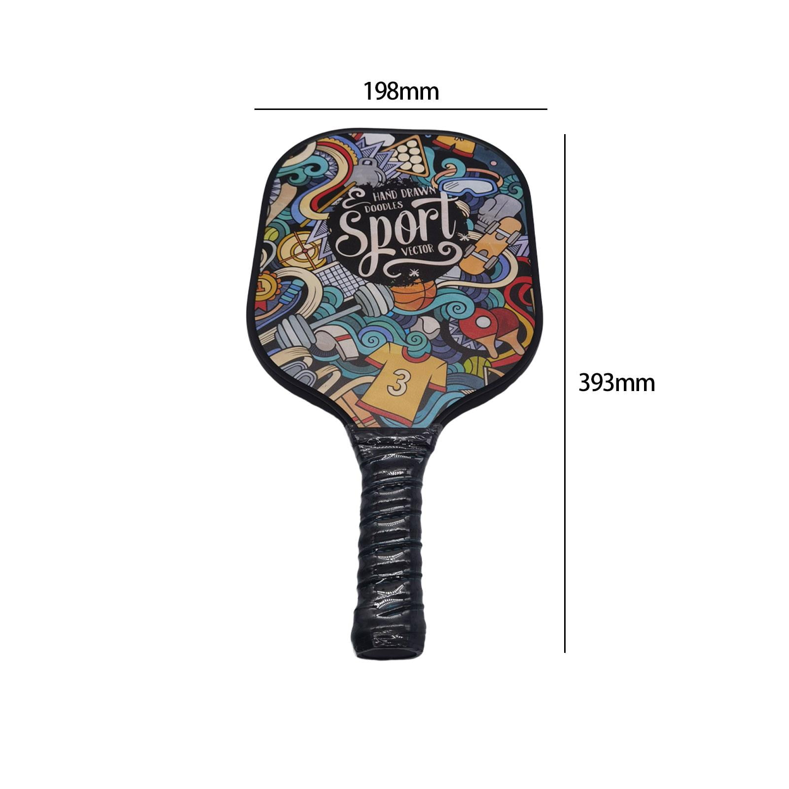 DimyFew , Includes 2 Rackets 4 Balls Lightweight Portable Fiberglass Rackets, Pickleball