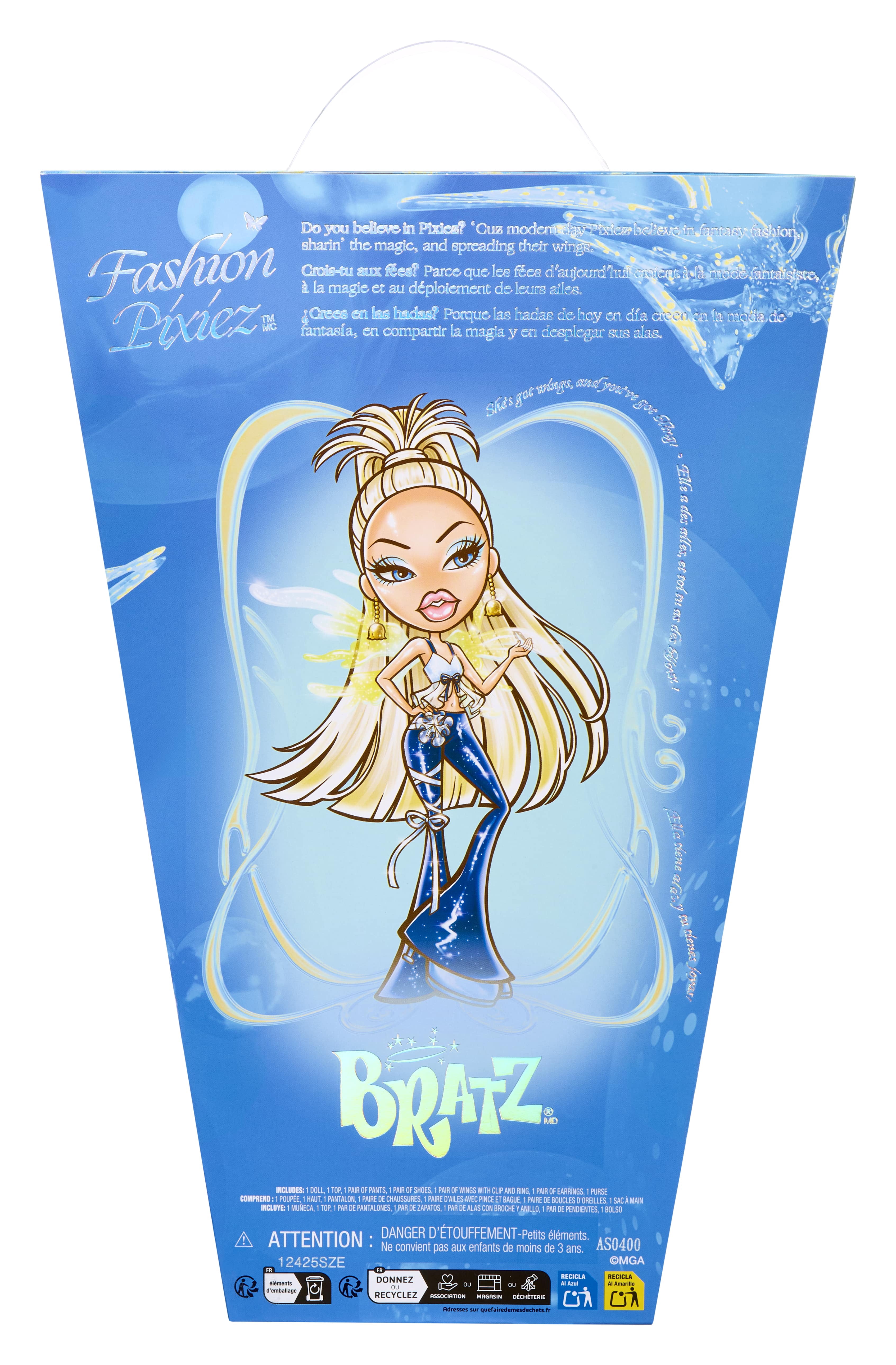 Bratz Fashion Pixiez Cloe Collectible Fantasy Doll with Real Fashions and Accessories