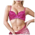thumbnail image 1 of FhsagQ Soutiens-Gorge pour Femmes Jeu de Rôle Grande Taille Manteau Performance à Paillettes Soutien-Gorge de Bar sous-Vêtements Soutien-Gorge Rassemblant Manteau Performance Soutiens-Gorge pour Femmes 2 Pcs Soutiens-Gorge à Bretelles Grande Taille P, 1 of 3