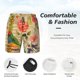 thumbnail image 3 of Fotbe Vintage Bird Traje de Baño para Hombre – Shorts de Natación de Secado Rápido con Forro y Bolsillos-Large, 3 of 6