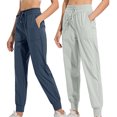 thumbnail image 3 of Zoeecloth Casual Pants for Women's Summer Running Workout for Ladies Drawstring Quick Dry Cool Sweatpants S-XL, 3 of 9