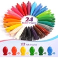 thumbnail image 2 of homicozy Rocket and Fish-Shaped Crayons,36PCS Non Toxic Washable Toddler Crayons for Kids and Toddlers,Art Supplies Drawing Coloring Crayon Set,Gift for Girls and Boys,School Gifts,Birthday Gifts, 2 of 7