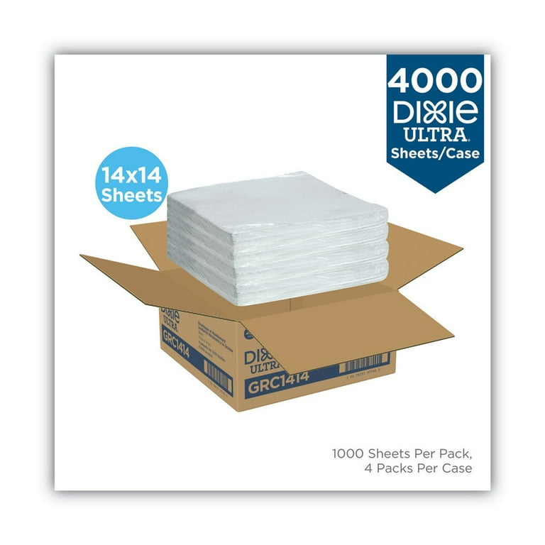 All-Purpose Food Wrap, Dry Wax Paper, 14 x 14, White, 1,000/Carton All-Purpose Food Wrap, Dry Wax Paper, 14 x 14, White, 1,000/Carton