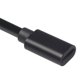 thumbnail image 5 of Cable alargador USB-C tipo C macho a hembra de 1,5 m, interfaz tipo C a conector jack, conector de cable extensor de carga USB-C, 5 of 6
