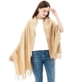 thumbnail image 7 of Alpine Swiss Womens Shawl Evening Wrap Pashmina Large Scarf Fringe Cape Poncho, 7 of 7