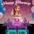 thumbnail image 2 of Anna's birthday banner, with bright colors, is perfect for spring and summer celebrations, parties, photography shoots, indoor/outdoor decoration, and colorful pattern banners., 2 of 8