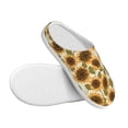 thumbnail image 3 of Disketp Autumn Sunflowers Women's Men's Slippers Plush Slip-On House Slipper for Winter Indoor Soft Cushion Non-slip Fluffy Slides Slippers-37/38, 3 of 7