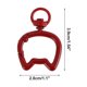 thumbnail image 2 of Ofertas Únicas 4 Pcs Llavero de Resorte para Gato Rojo Aleación de Zinc, 2 of 5
