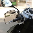 thumbnail image 4 of 2pcs Motorcycle Smoke Translucent Hand Guard Protector Rear View Mirror Mounted, 4 of 5