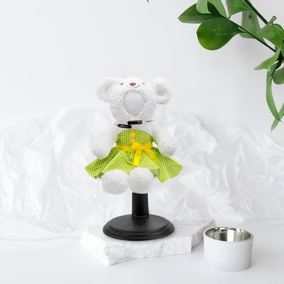 WRITWAA 10Pcs Adjustable Action Figure Stands Black Display Bases for Model and Puppet Display