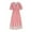 B38 Pink womens summer Dress clearance under $5, variant on Deals of the Week Wuchoa Summer Spring Short Sleeve Wedding Guest Dress for Women Casual Pleated Fashion Embroidered Aline Midi Sun Dress Wrap Ruffle V Neck Cute White Western Dress