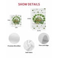 thumbnail image 7 of St Patrick's Day Kitchen Dish Towels for Drying Dishes Set of 3, Lucky Shamrock Leaf Books Coffee Cups Wooden Waffle Weave Microfiber Hand Tea Bathroom Towels Quick Dry & Absorbent Towel 15.7x23.6, 7 of 7