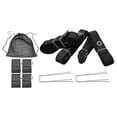 thumbnail image 4 of Tnarru Beach Volleyball Lines for Sand Court Marker Kit Workout Exercise Single or Double Court (8M 16M Length) for Sports Beach Party black, 4 of 10