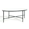 thumbnail image 5 of SAFAVIEH Couture Jessa Contemporary Oval Metal Coffee Table, Black, 5 of 11